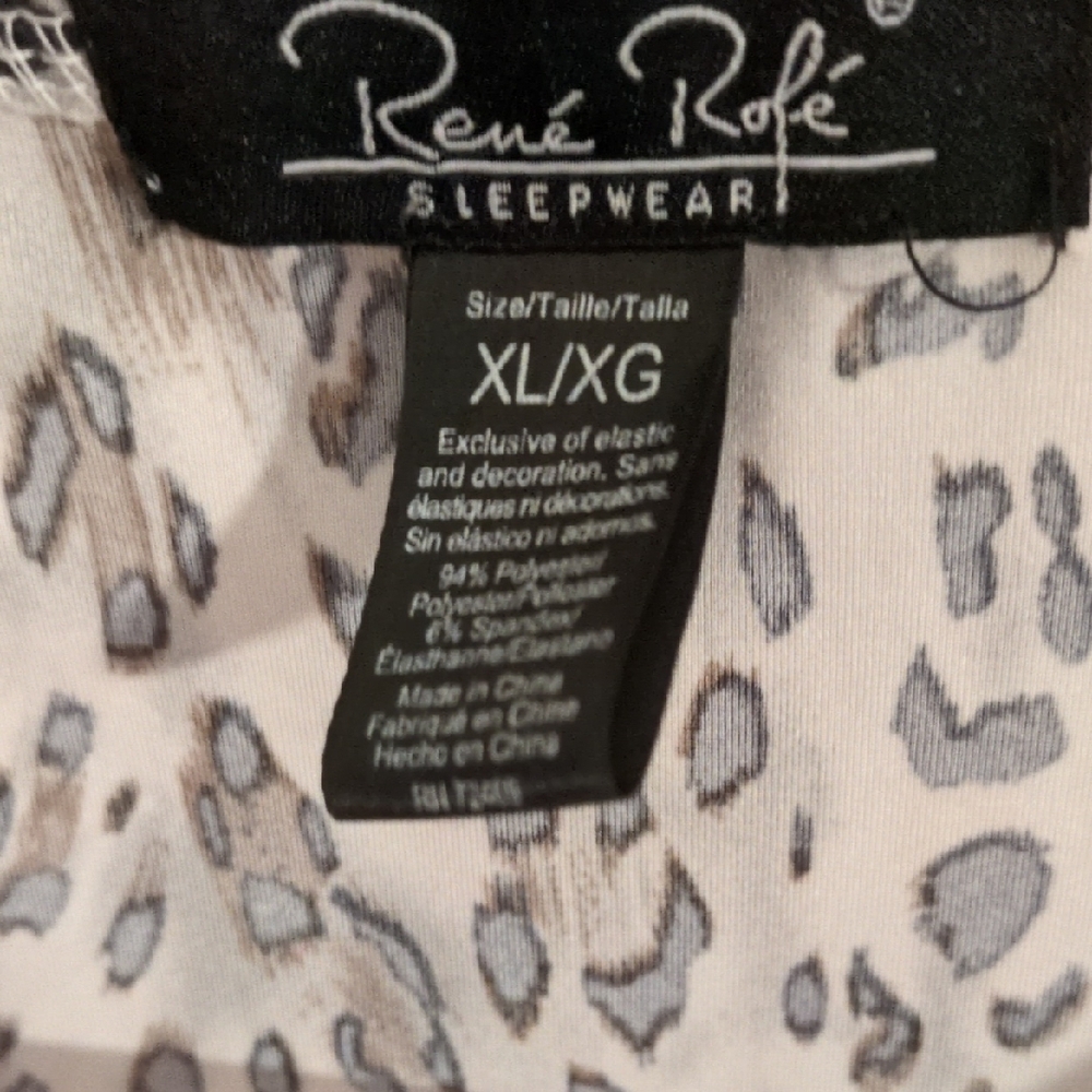 Rene Rofe Animal Print Women's Robe - Picture 3 of 7